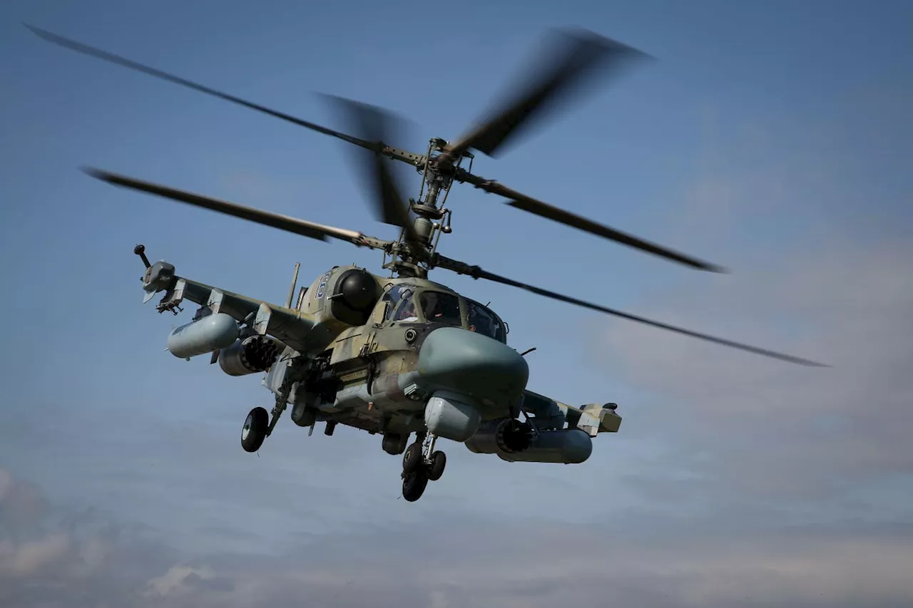 Video Shows Russian Ka-52 Helicopter Shooting Up Friendly Column In Kursk