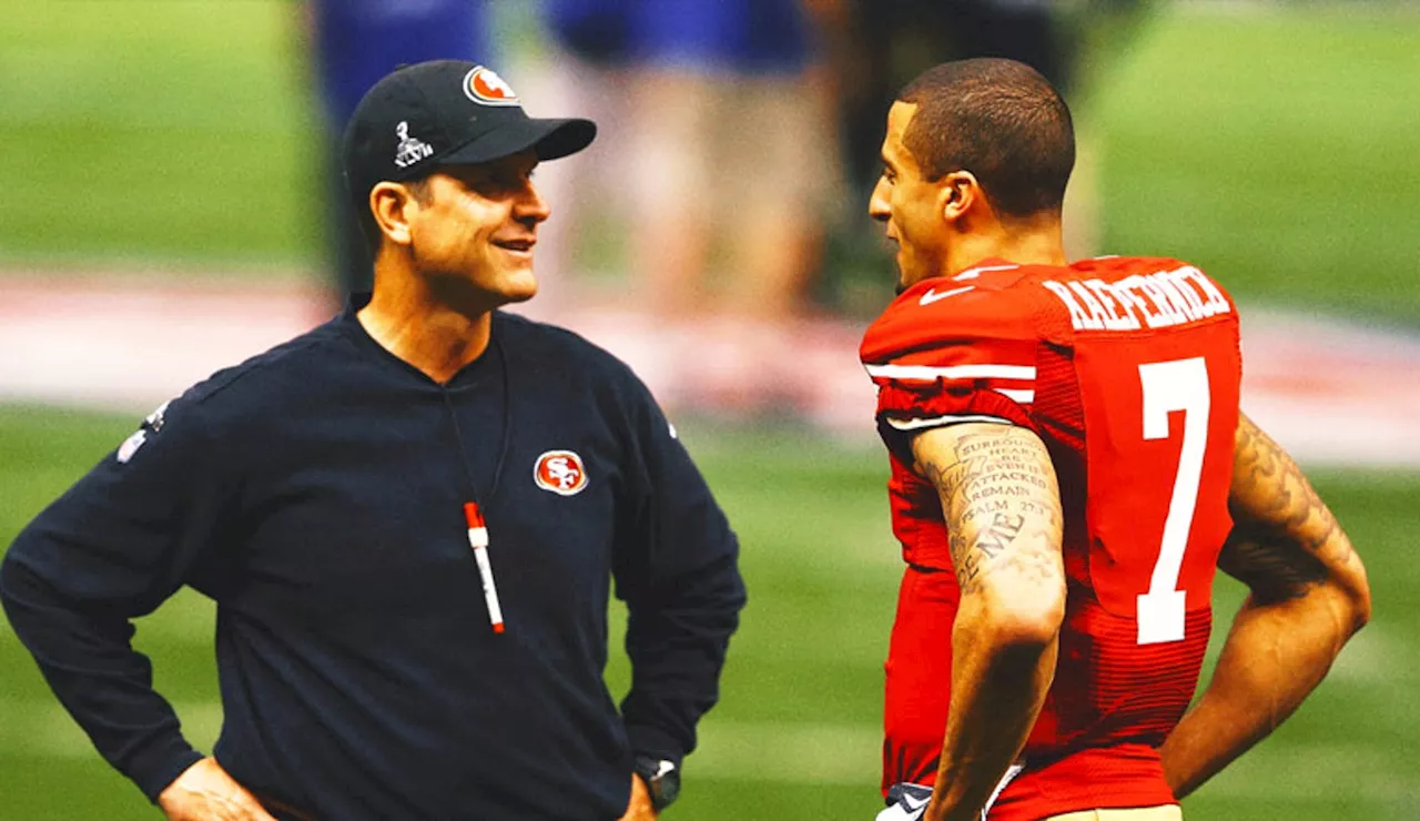 HC Jim Harbaugh offered Colin Kaepernick a Chargers coaching position