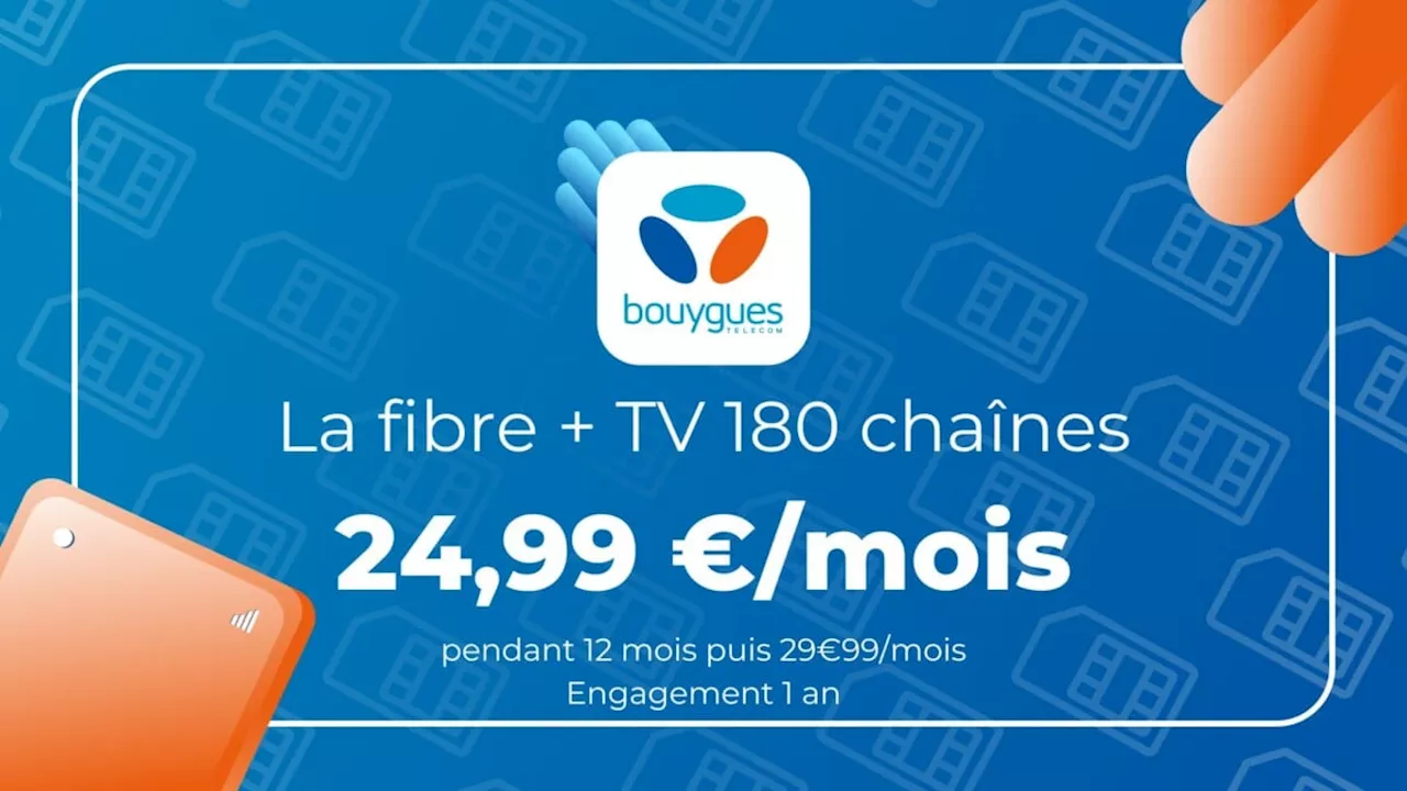 Bouygues Telecom est bien généreux pour la rentrée avec cette offre fibre pas cher