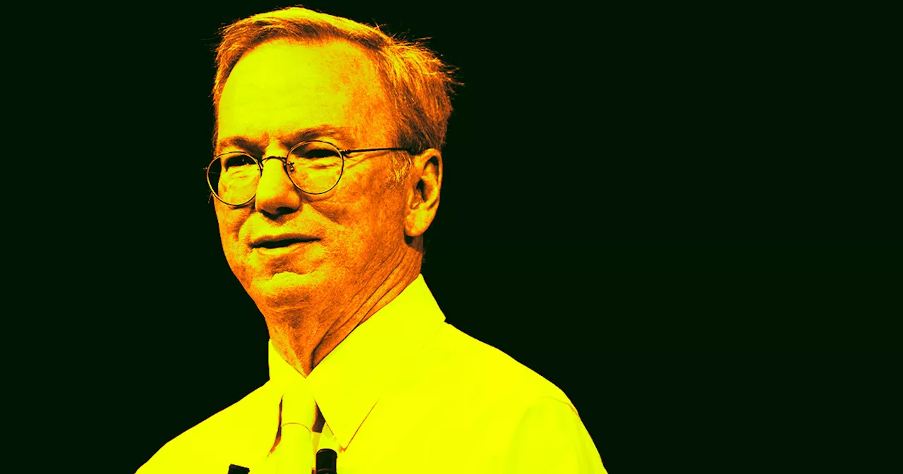 Ex-Google CEO Says It's Fine If AI Companies 'Stole All the Content'