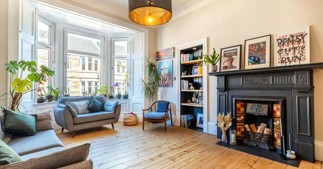 Stunning 'reimagined' two-bedroom flat in Glasgow's southside hits market