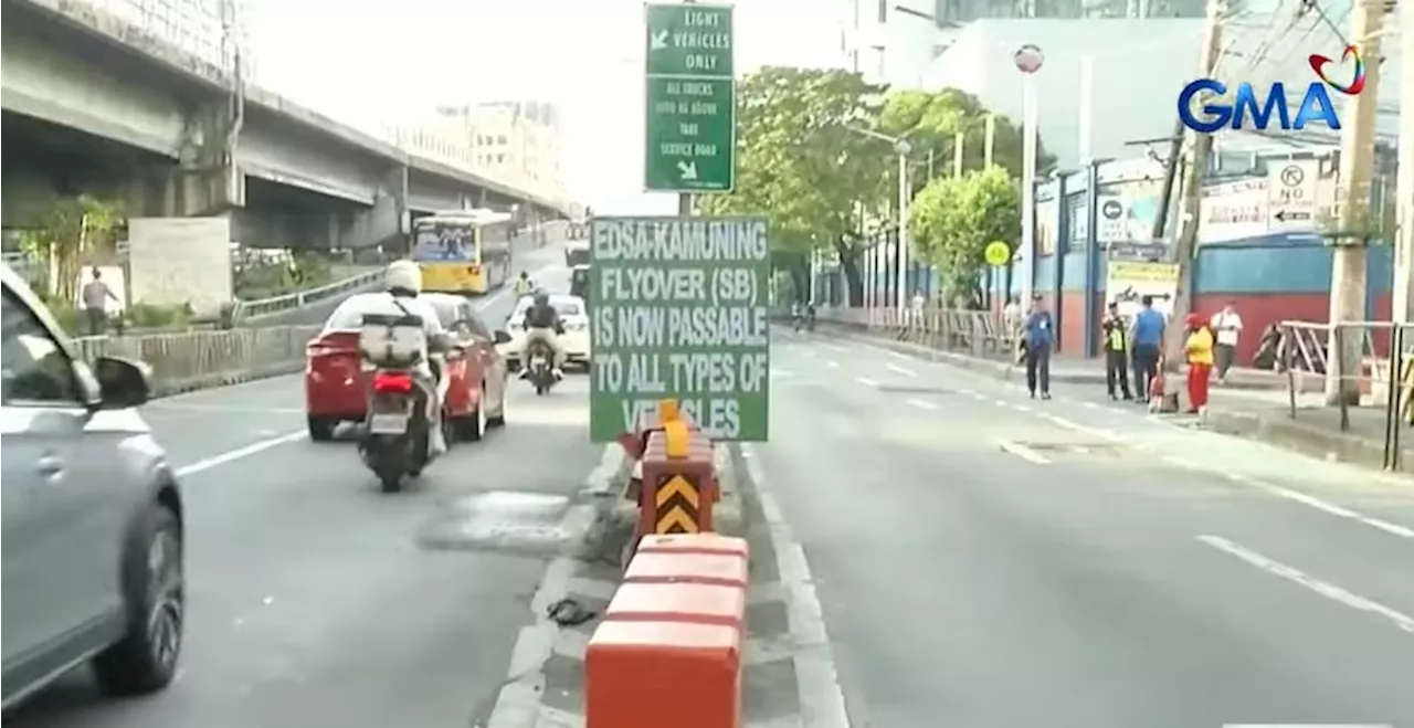 EDSA-Kamuning flyover southbound reopens