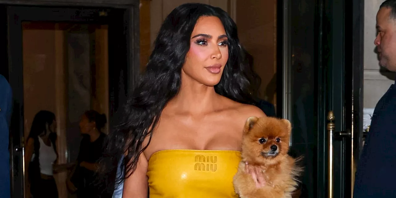 Kim Kardashian Wore This Celeb-Approved Miu Miu Top on Outing With Daughter North