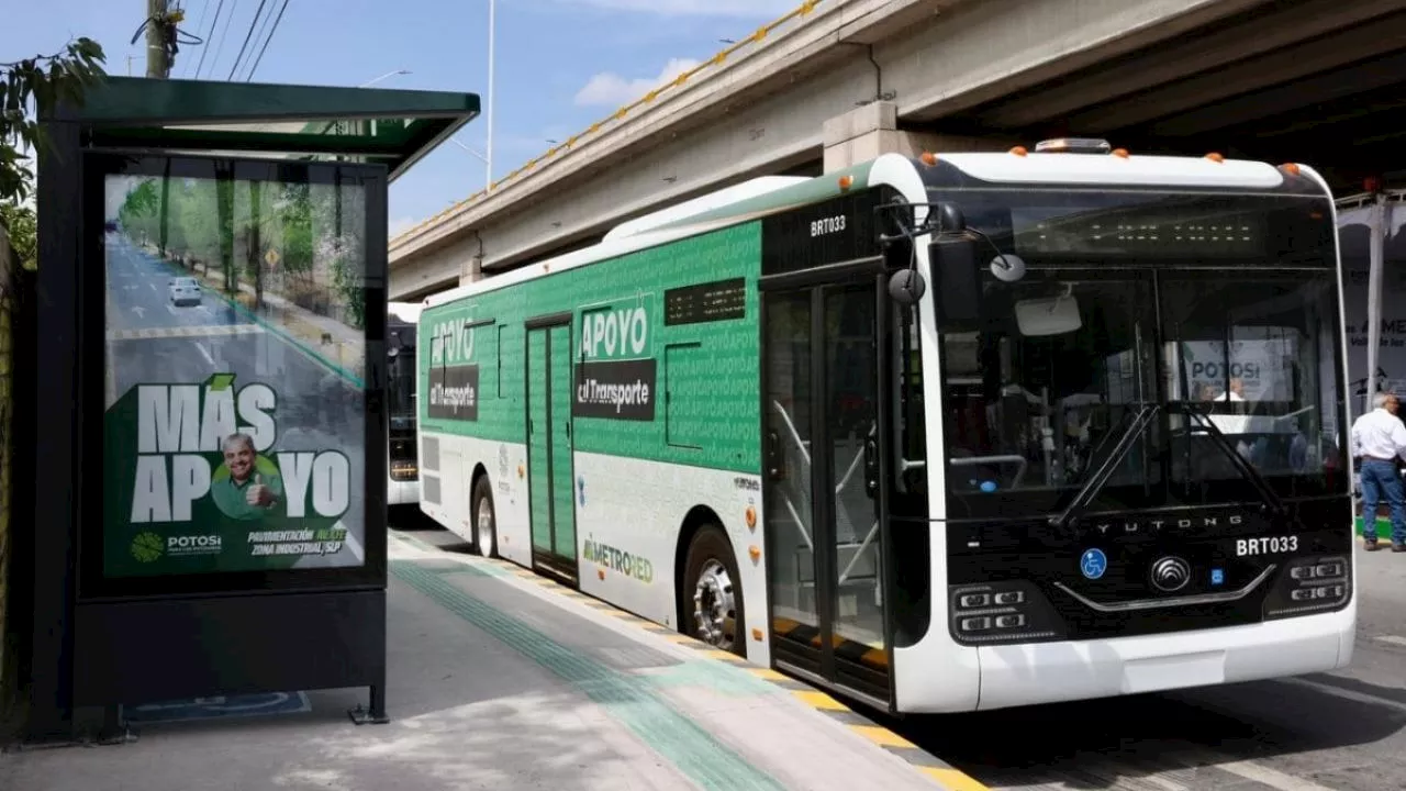 MetroRed agregará estas nuevas rutas con acceso gratis durante los primeros días en San Luis Potosí