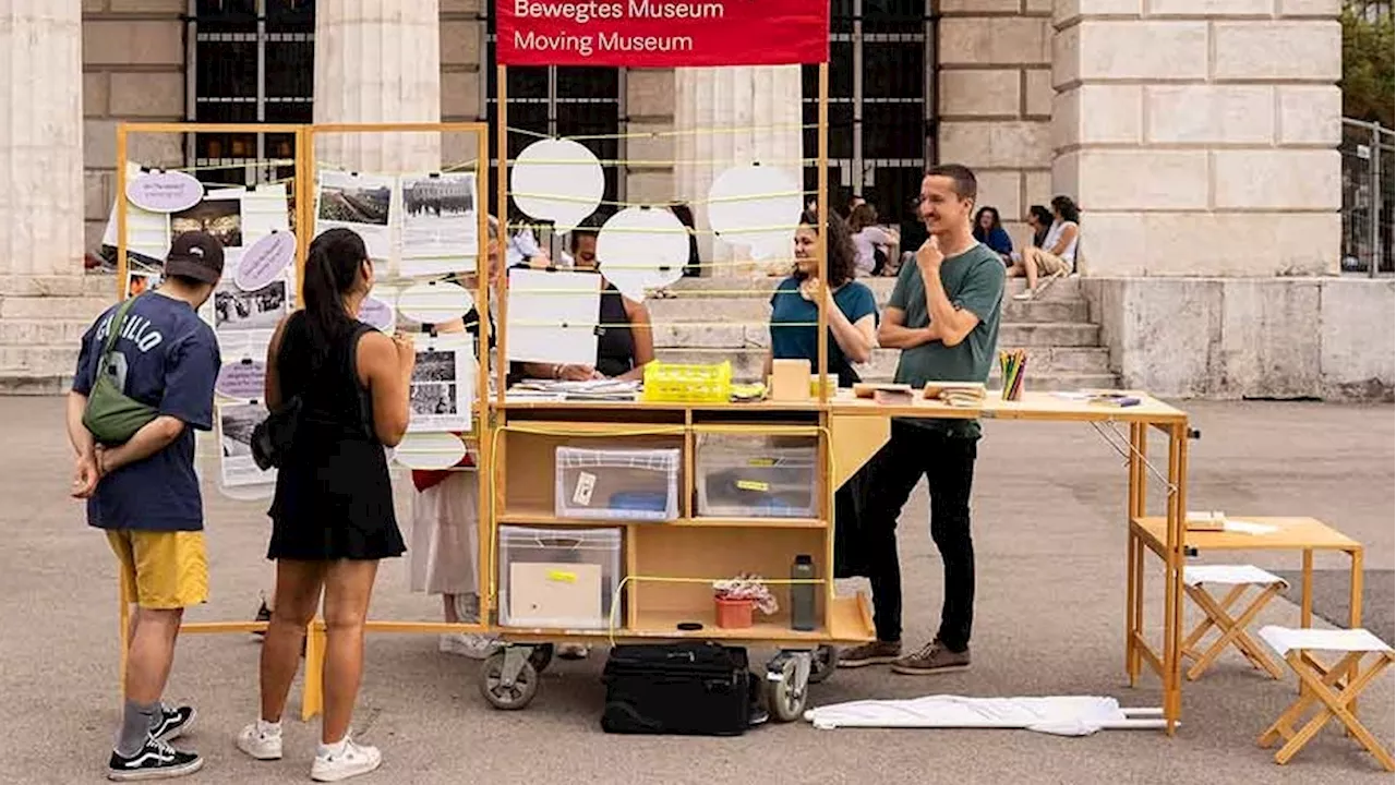  Am Heldenplatz kommt nun Bewegung in die Geschichte