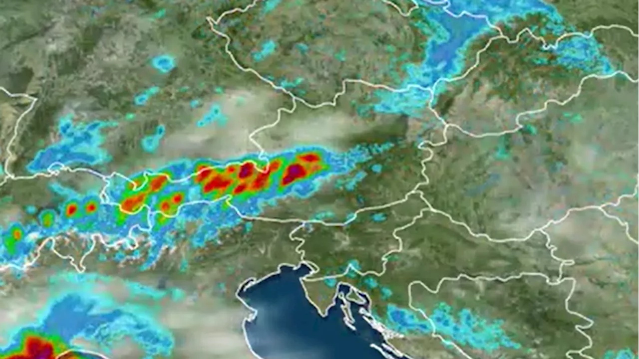 Schwerste Gewitter steuern direkt auf Österreich zu