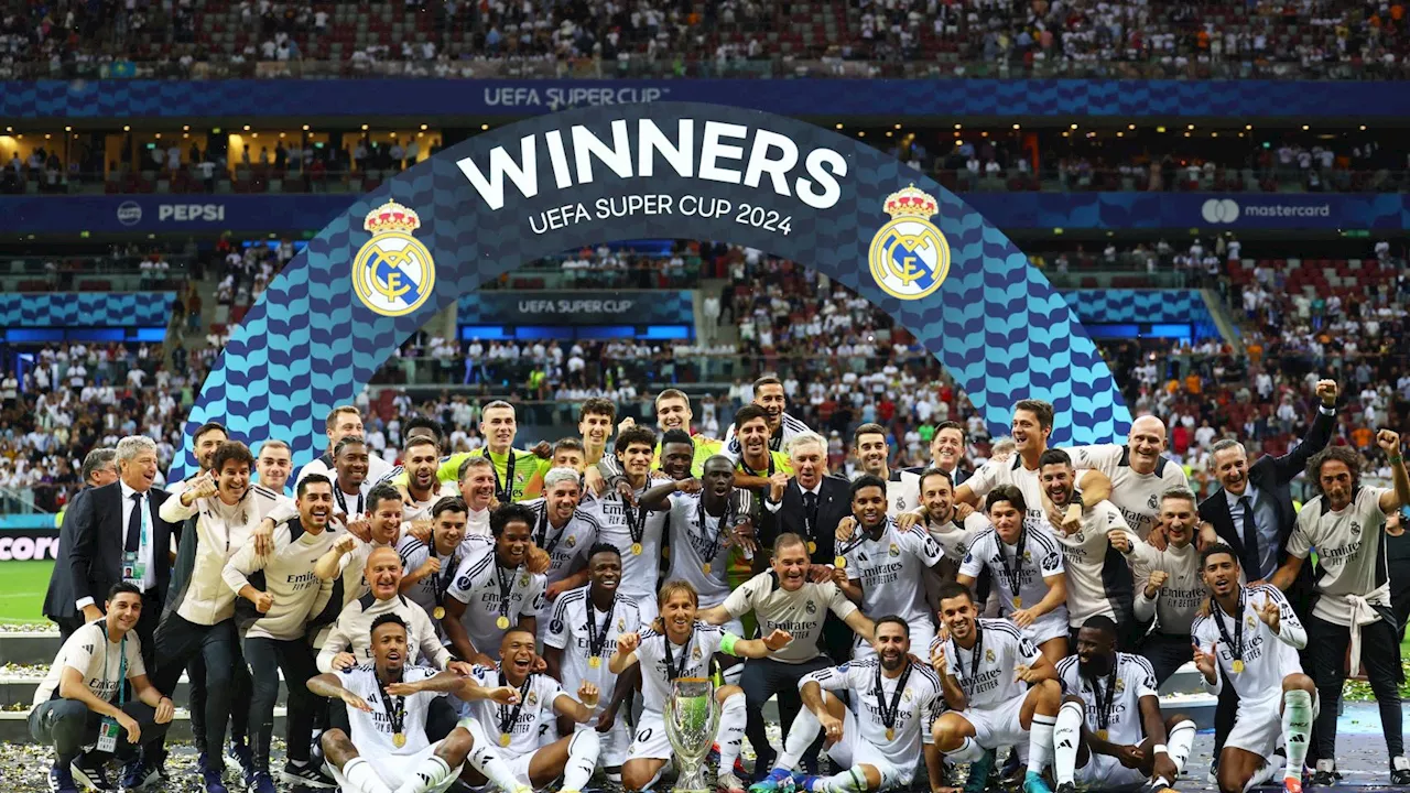 El Madrid de las estrellas gana con brillantez la Supercopa: primer gol con Mbappé de blanco