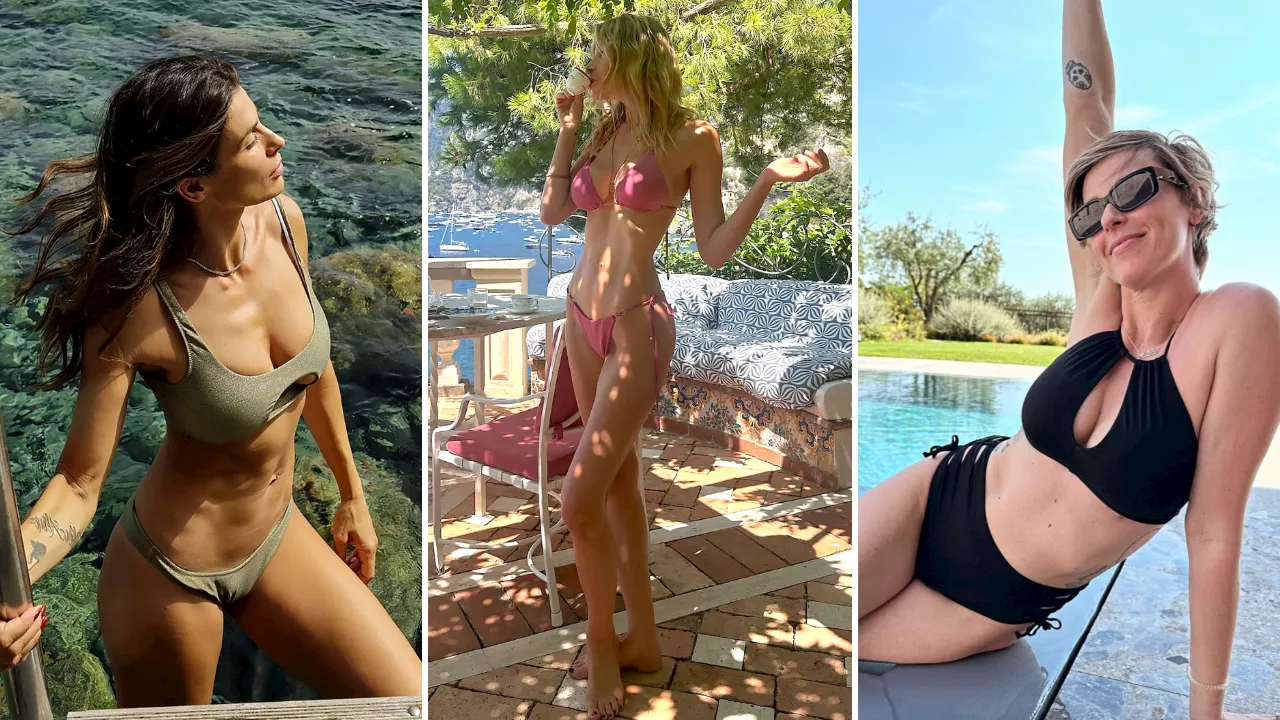 Da Elisabetta Canalis a Federica Pellegrini, i bikini di Ferragosto delle star