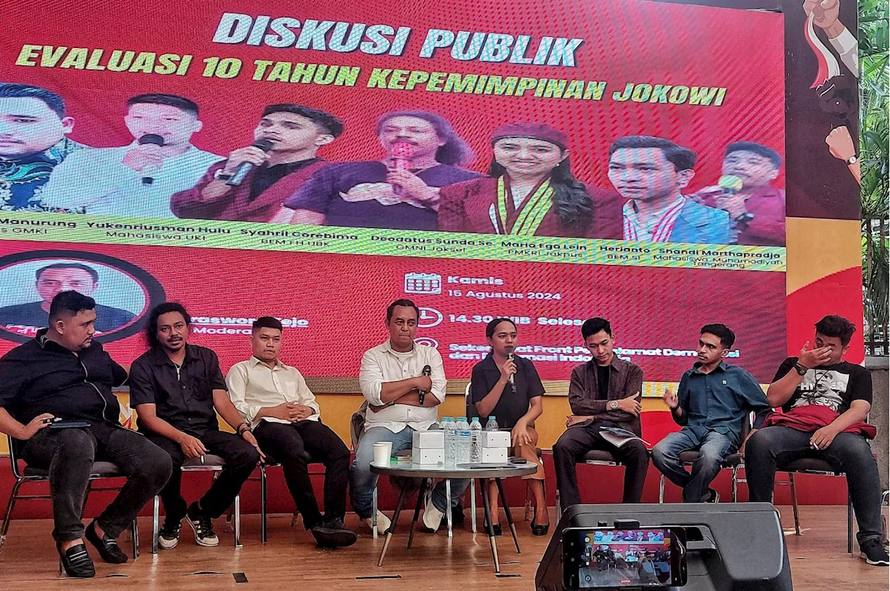 Diskusi 10 Tahun Kepemimpinan Jokowi, Demokrasi Sedang Tak Baik-baik Saja