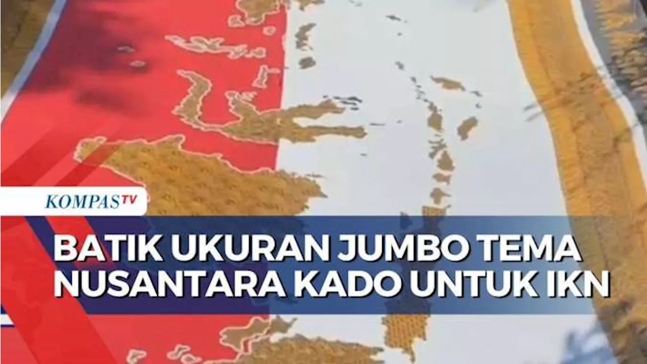 Sambut Kemerdekaan RI, Pembatik di Kulonprogo Ajak Kaum Difabel Buat Batik Jumbo Tema Nusantara