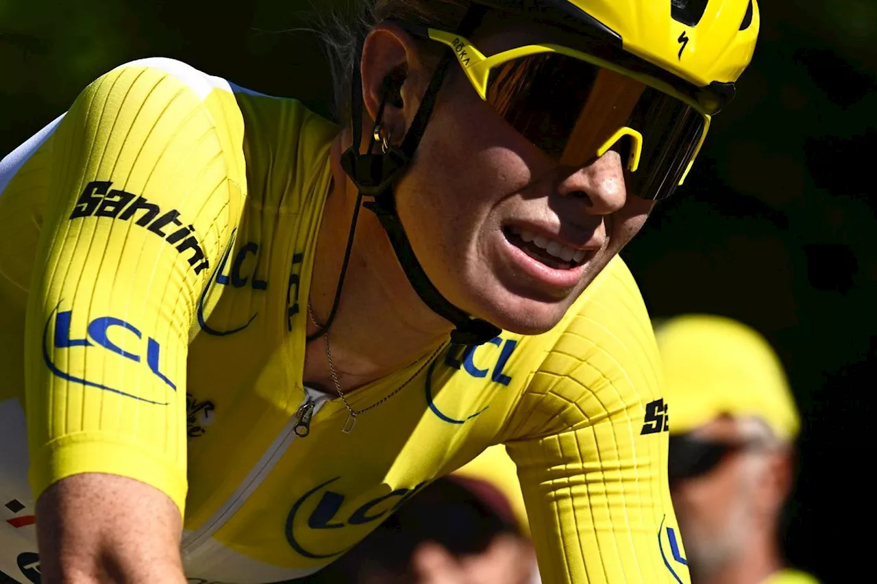 Tour de France: Vollering chute et cède le maillot à Niewiadoma