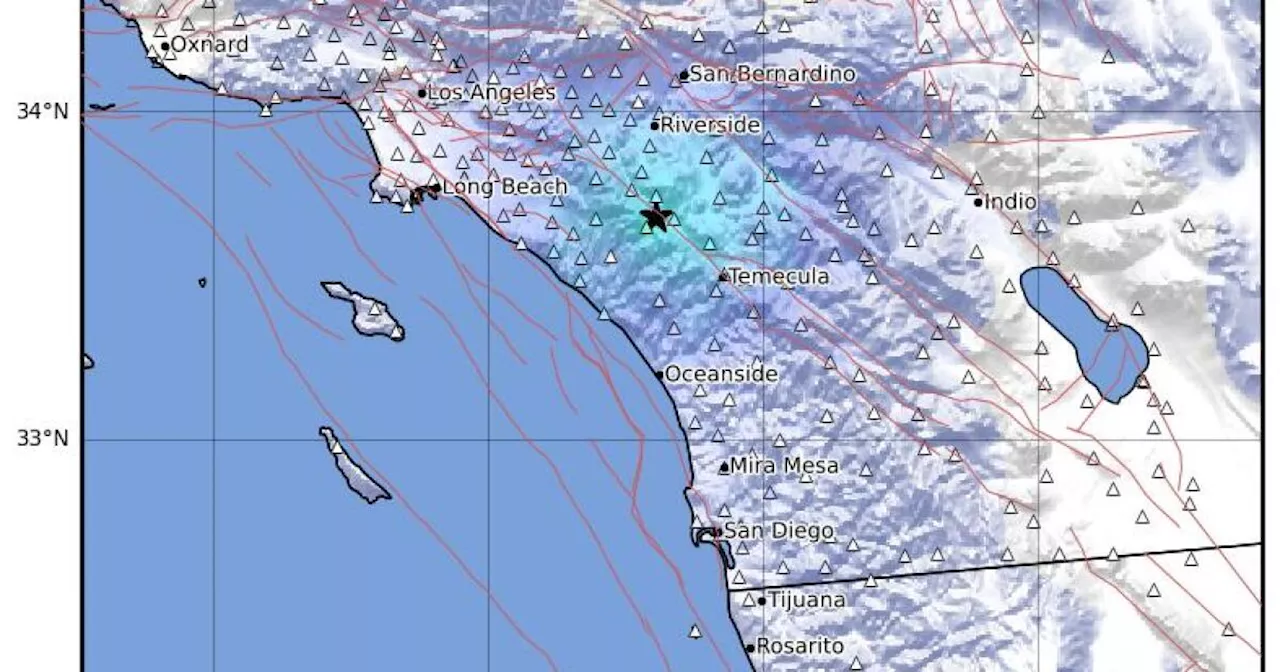 A 3.9 magnitude earthquake strikes near Lake Elsinore