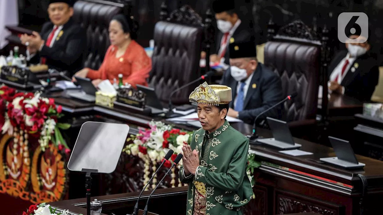 Jokowi Sampaikan 2 Pidato Kenegaraan di Gedung DPR MPR Jumat 16 Agustus 2024