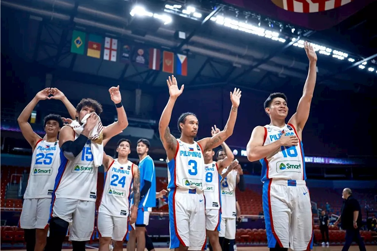 Gilas Pilipinas moves up to No. 34 in FIBA world rankings