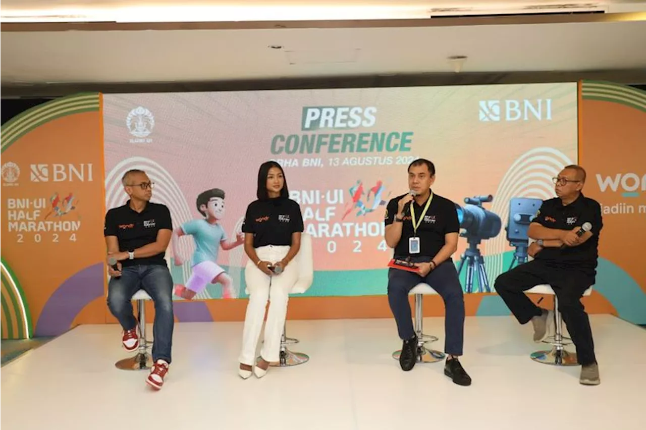 BNI-UI Half Marathon 2024 Tawarkan Pengalaman Lari di Rute Hijau dan Sehat