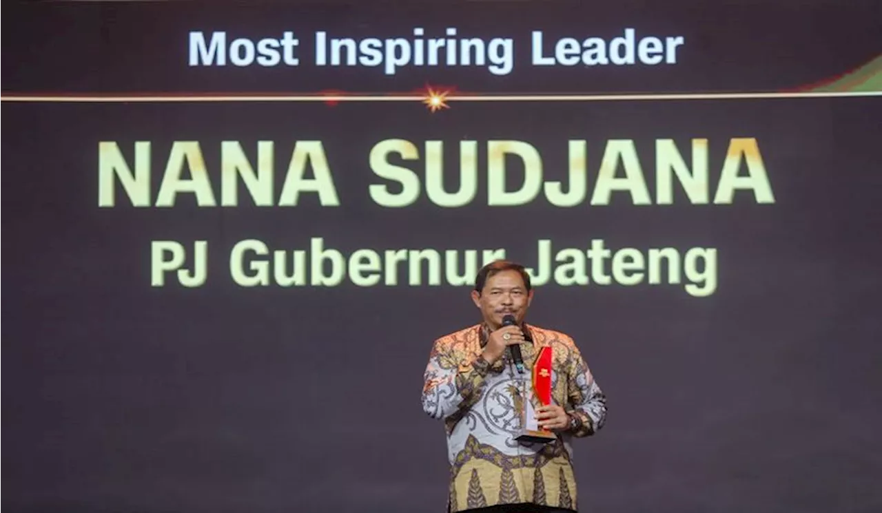 Catatkan Kinerja Positif, Nana Sudjana Raih Penghargaan Most Inspiring Leader