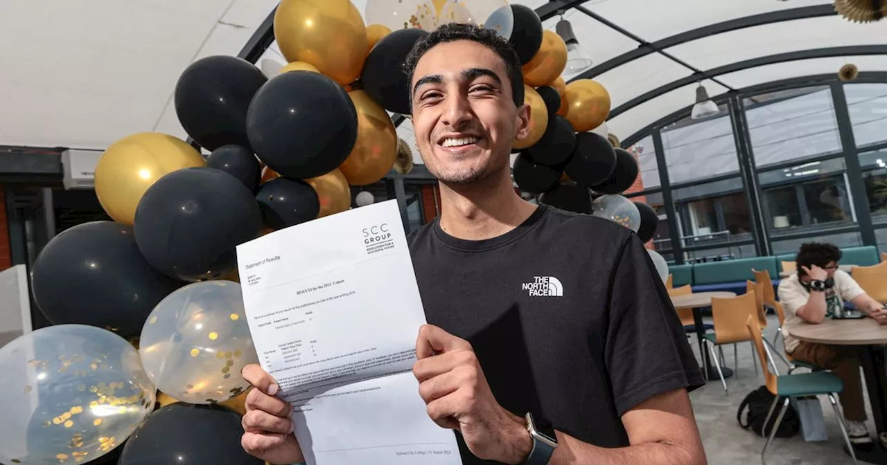 'Don't give up': The student who bounced back to achieve top results