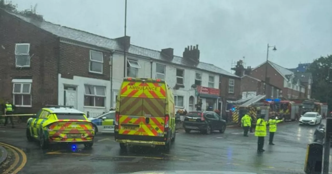 LIVE: 'Mayhem' as emergency crews close off road near Trafford Centre amid serious incident