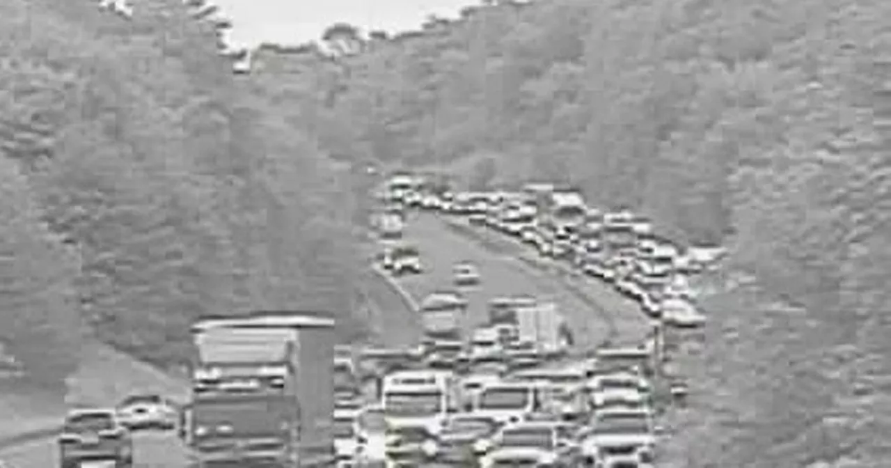 M66 LIVE updates: Heavy traffic as queues build amid crash