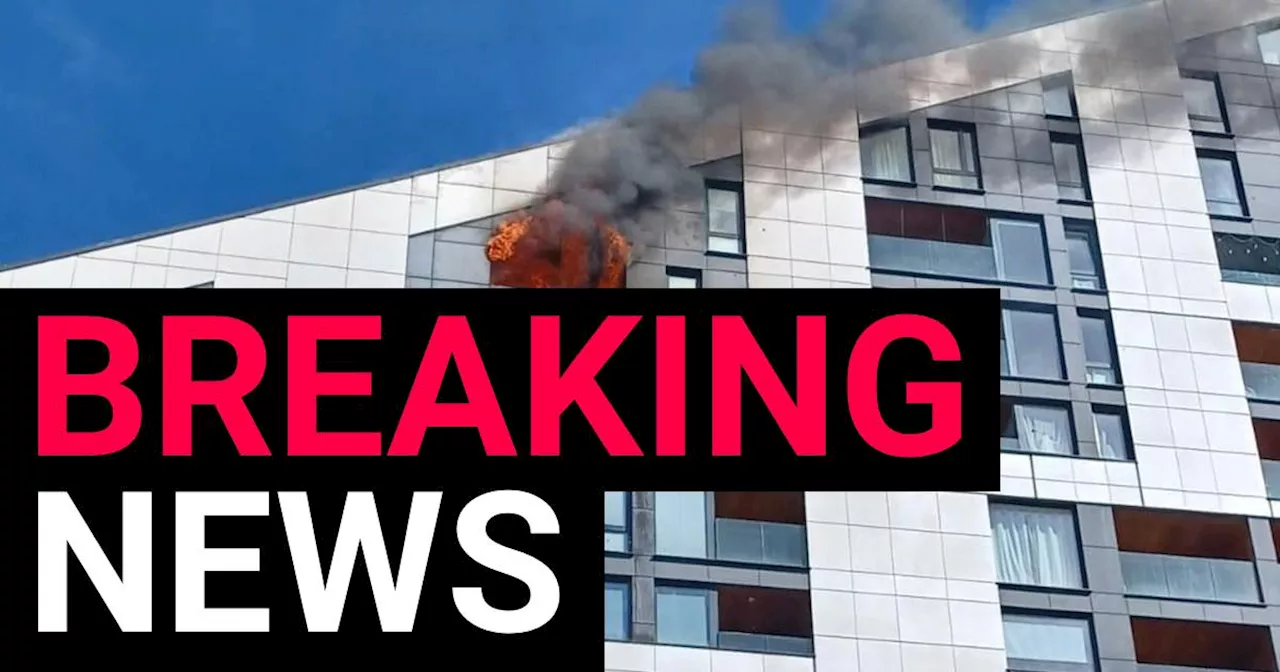 People urged to stay away after fire spreads across two floors in south London