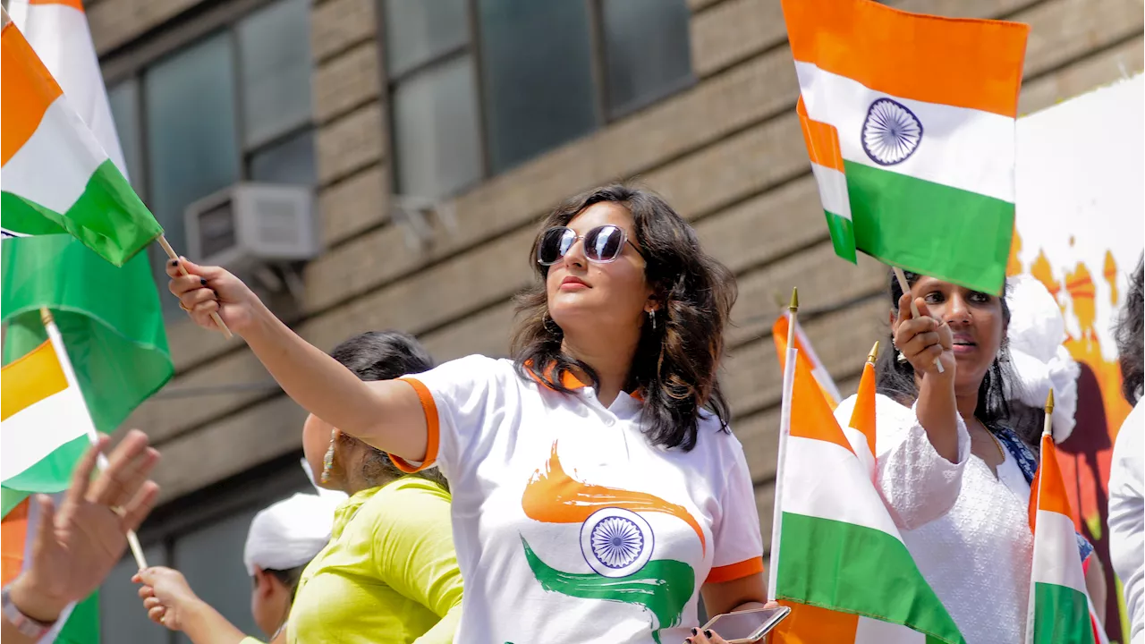 Indian Independence Day parade in NYC is marred by controversial Ram temple float