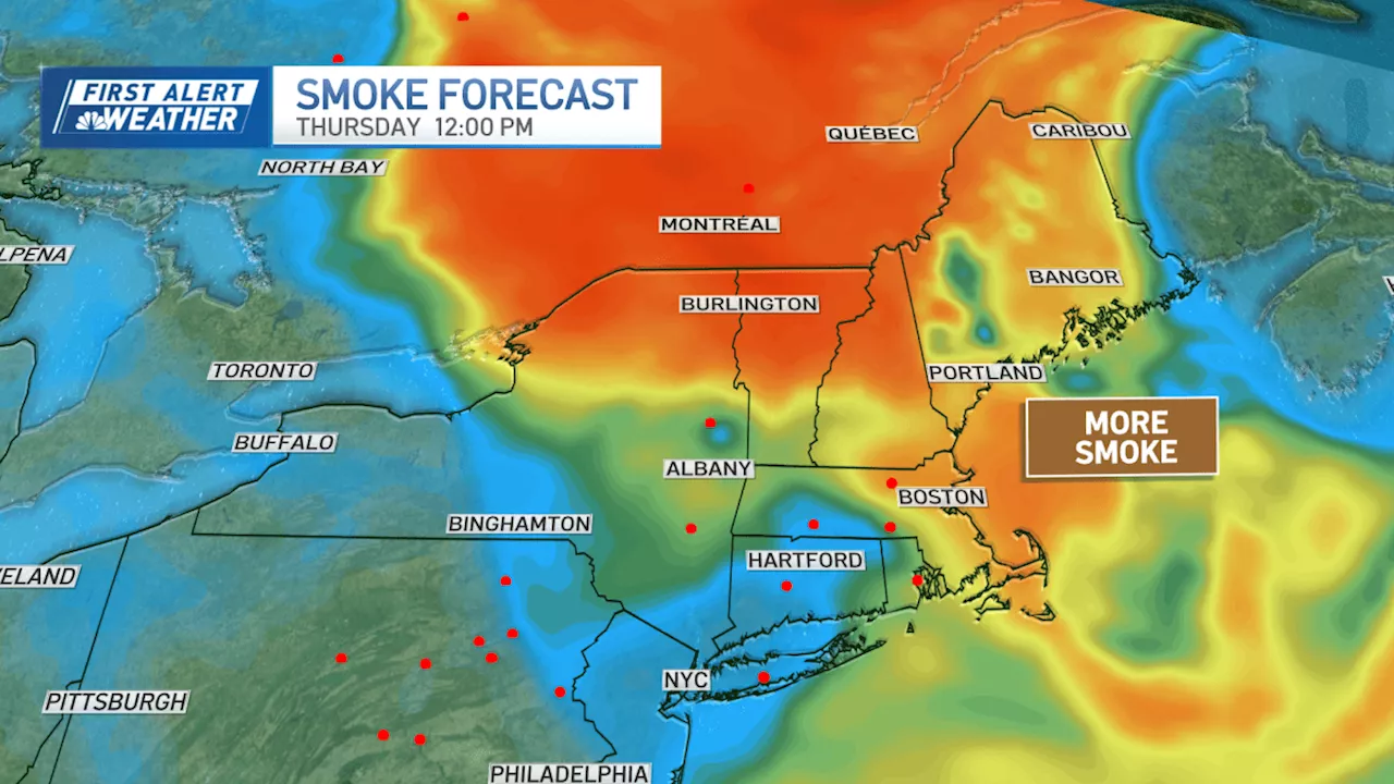 New England's dry morning will give way to showers, thunderstorms