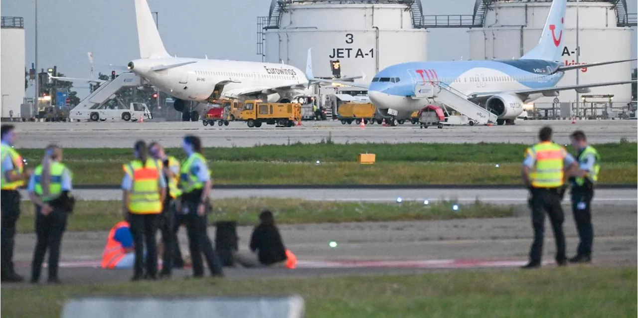 Klimaaktivisten auf Airports: St&ouml;rungen im Flugbetrieb