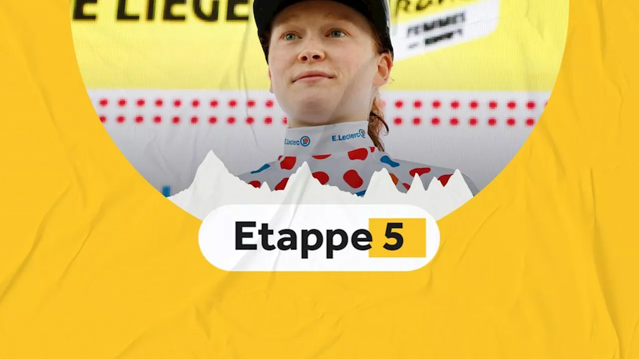 Etappe 5: heuveltje op, heuveltje af en de Tour de France Femmes is thuis