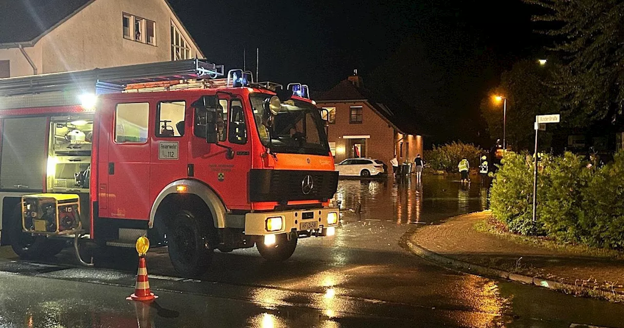 Fast 100 Einsätze nach Unwetter für die Feuerwehr in Spenge: Einsätze dauern an