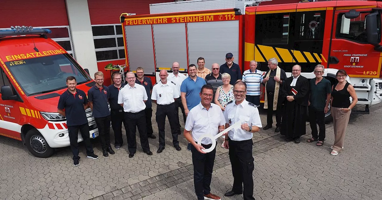 Steinheims Feuerwehr freut sich über zwei neue Fahrzeuge