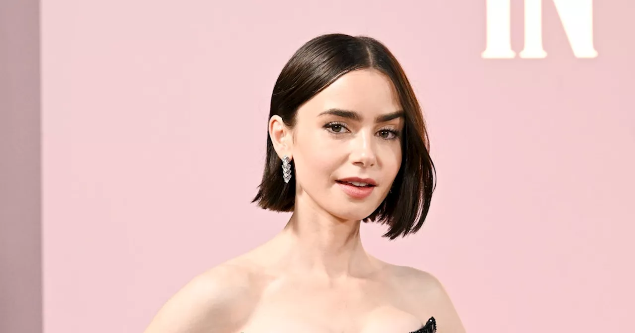 Lily Collins Cailee Spaeny 'Emily in Paris,' 'Alien: Romulus' Black Dresses