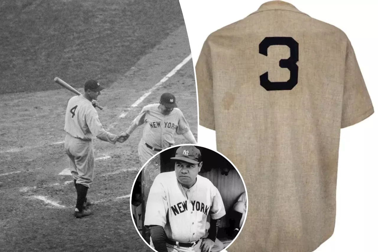 Jersey worn by Babe Ruth during much-debated 'Called Shot' homer could haul in $30 million at auction