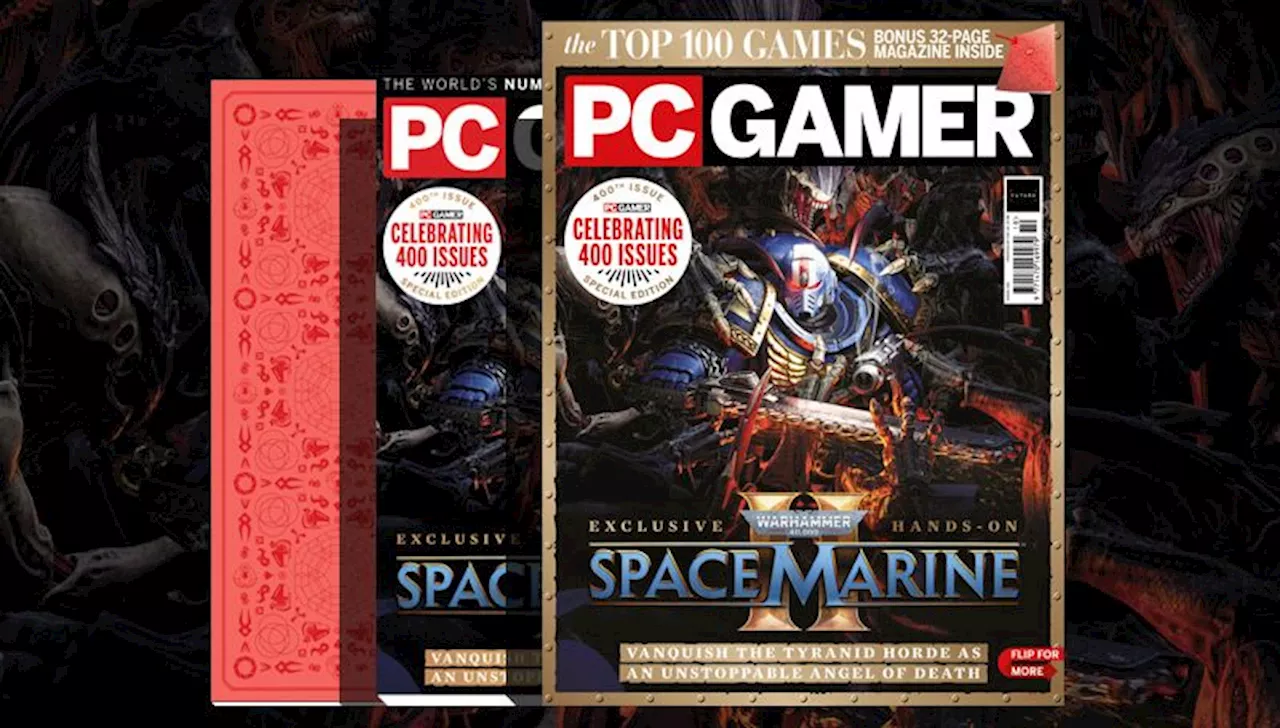 PC Gamer magazine's landmark 400th issue is on sale now: Warhammer 40,000: Space Marine 2