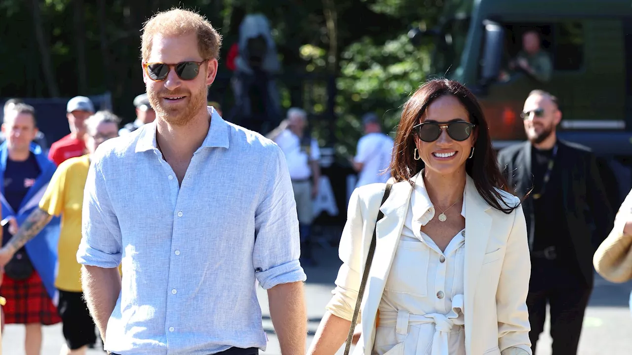 Prinz Harry und Herzogin Meghan sind in Kolumbien gelandet