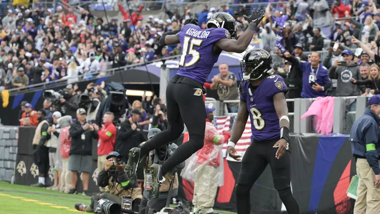 Baltimore Ravens' Lamar Jackson, Nelson Agholor Forming Elite Connection