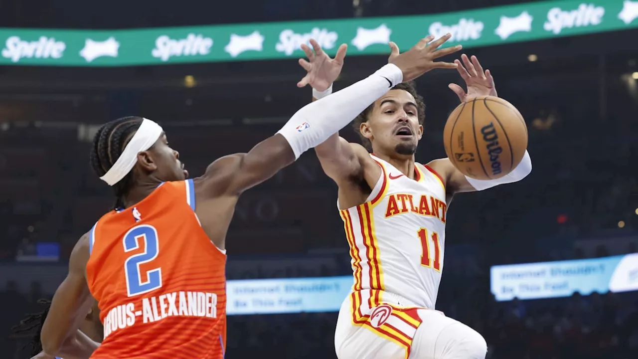 OKC Thunder to Face Trae Young, Atlanta Hawks in Home Opener