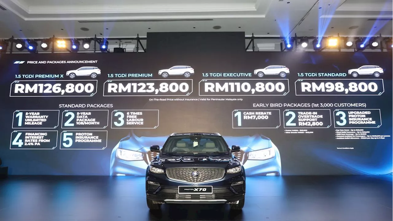 Proton aims to sell up to 2,000 units of 2025 X70 per month