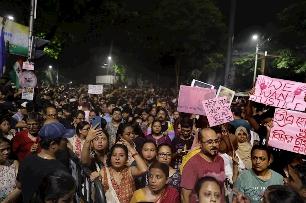 Protests over rape and murder of medic spread in India as PM Modi demands swift justice