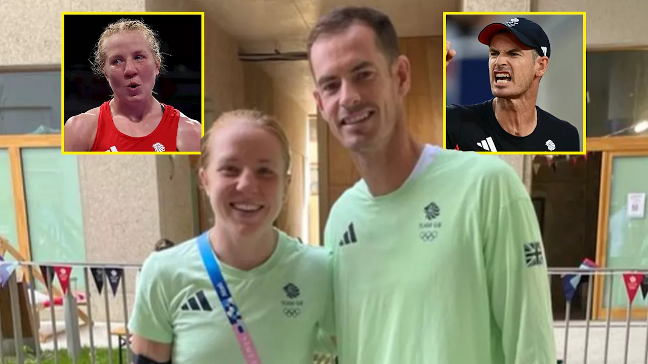 Team GB boxer who suffered controversial defeat reveals kind gesture involving Andy Murray at Paris...