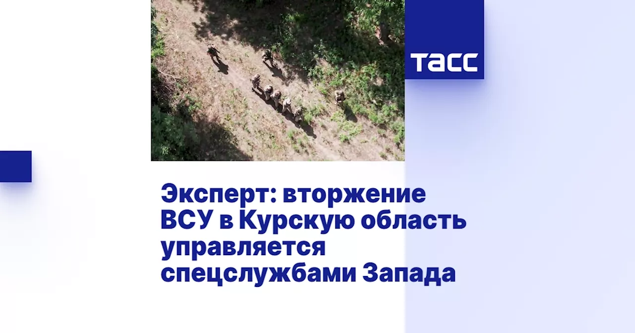 Эксперт: вторжение ВСУ в Курскую область управляется спецслужбами Запада