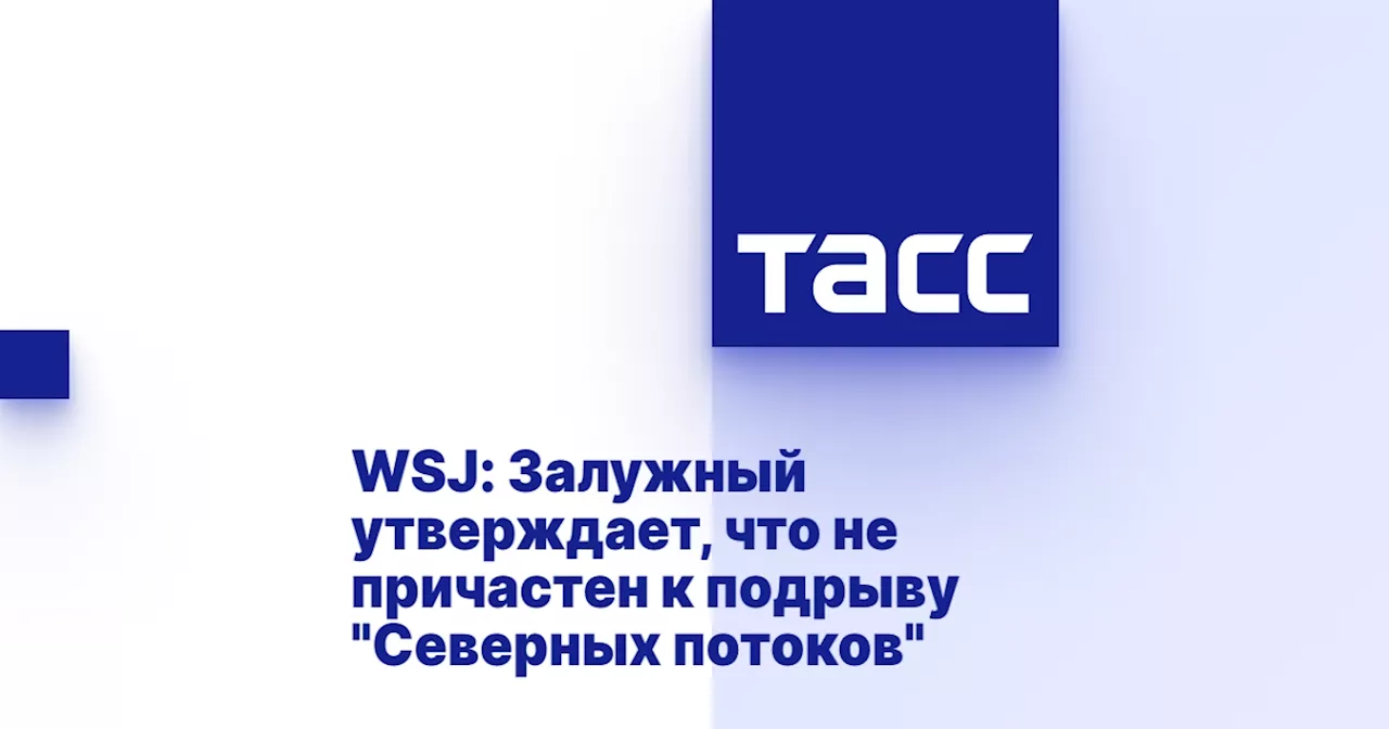 WSJ: Залужный утверждает, что не причастен к подрыву 'Северных потоков'