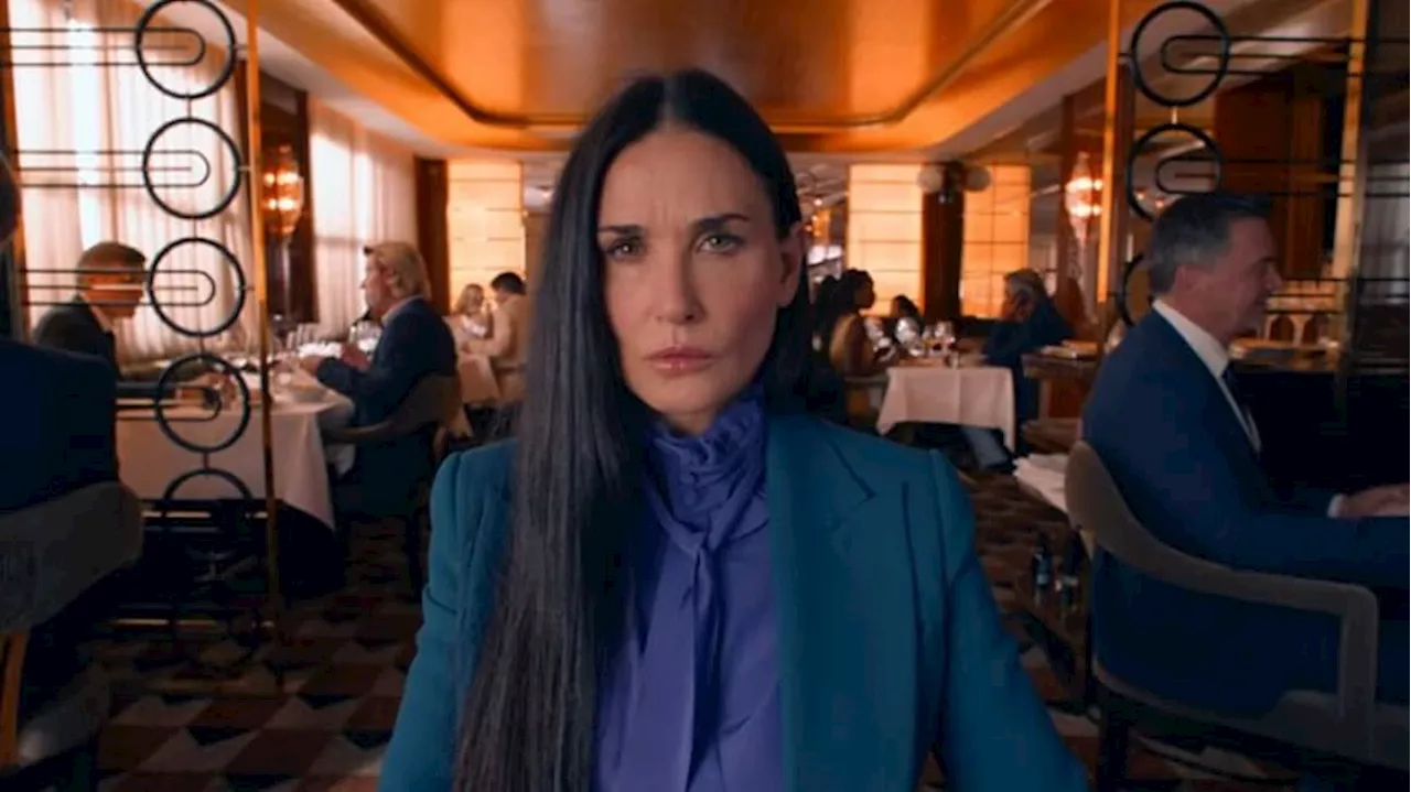 Demi Moore and Margaret Qualley try to share a body in The Substance trailer