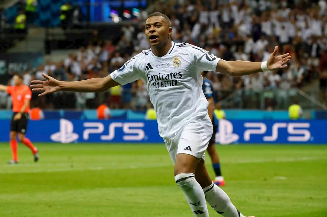 Mbappe strikes on Real Madrid debut