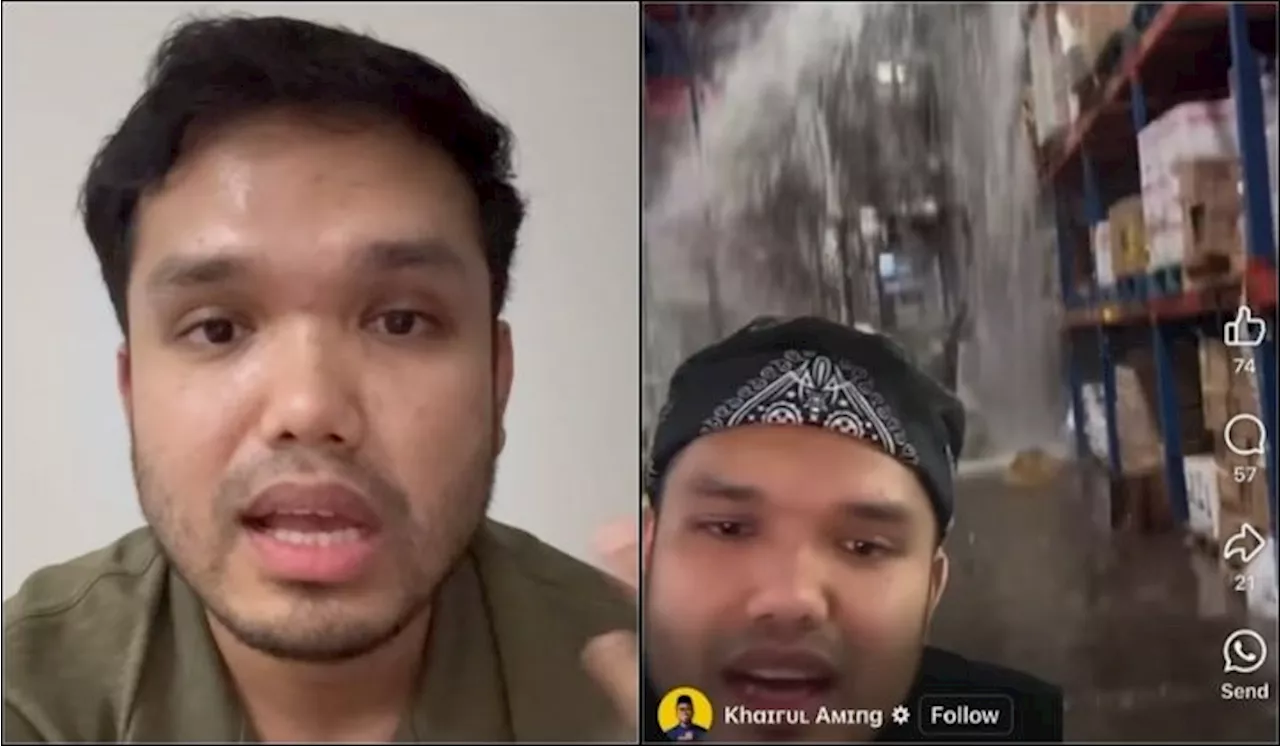 [Watch] Khairul Aming Warns Followers Of Fake AI Vids Of Him Selling Items