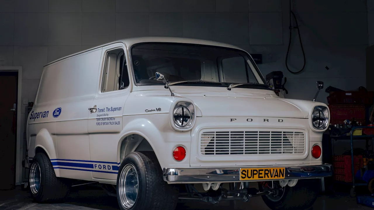 Inside incredible restoration of 1970s Ford Transit that raced at Silverstone & did 150mph with GT40 engine...