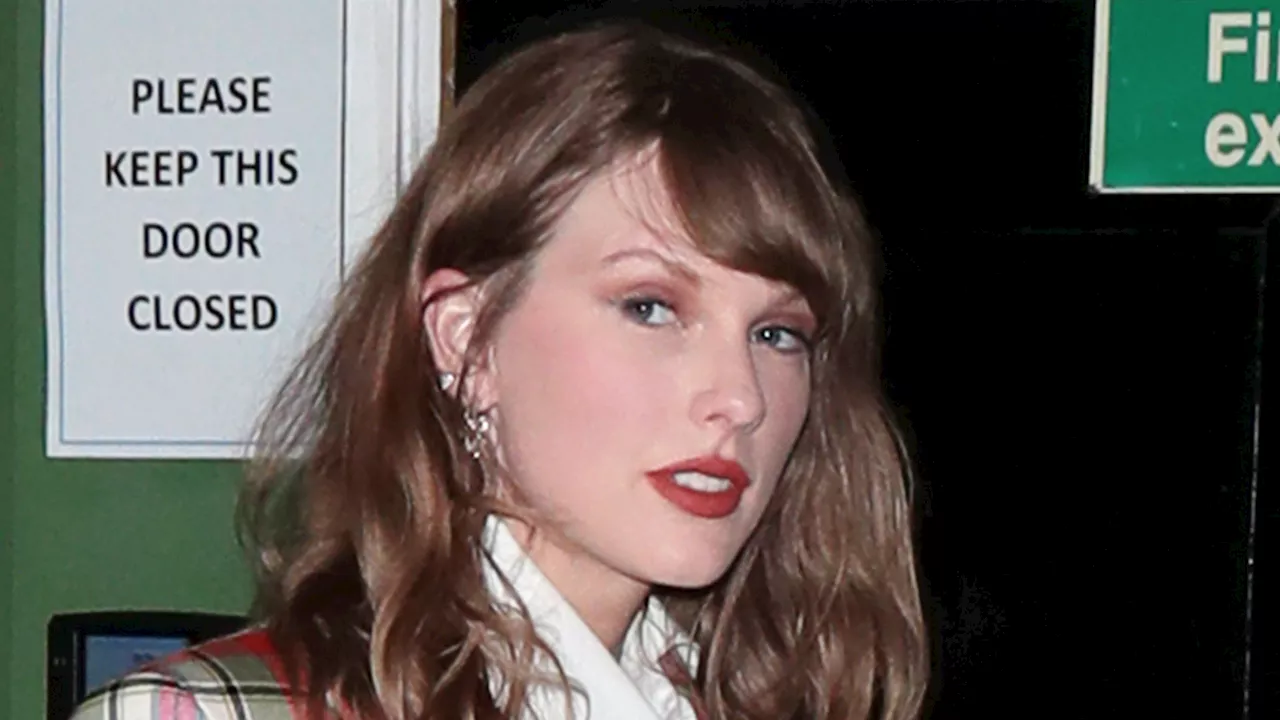 Taylor Swift looks tense at private party in London on first outing since she canceled concerts due to...