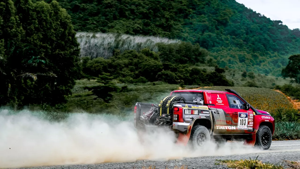 AXCR 2024: Mitsubishi makes up ground to take P2; Toyota still leading at halfway point