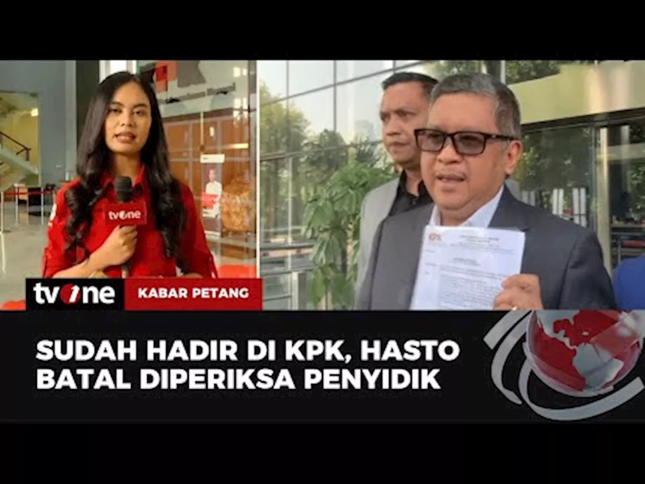 Hasto Batal Diperiksa Penyidik KPK Terkait Kasus DJKA