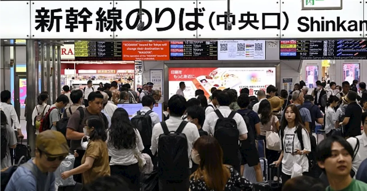 Japão cancela voos e viagens de trem bala diante de ameaça de tufão