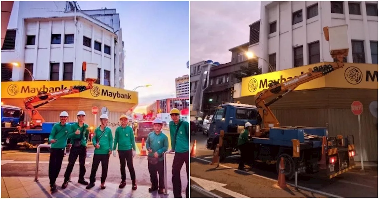 'It'll look cleaner in your pictures!' Kota Kinabalu City Council Cleans Up Viral Maybank Building